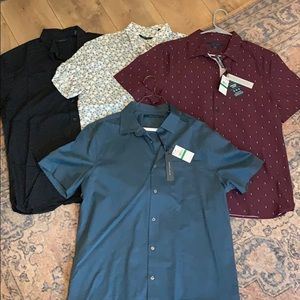 Perry Ellis Collard Shirts Size L
